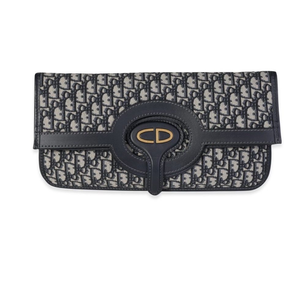 CHRISTIAN DIOR oblique fold over bag
